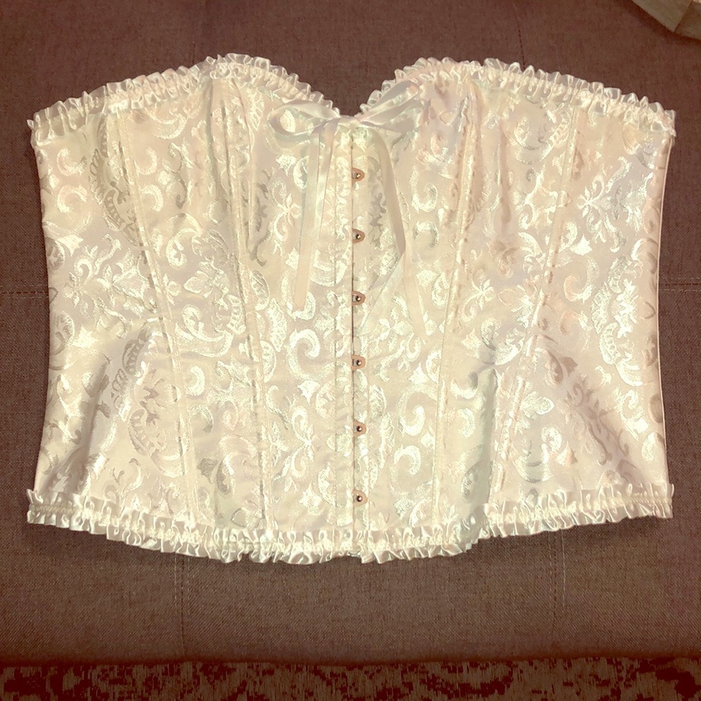 White Bridal Corset